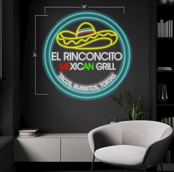 El Rinconcito Mexican Girl | LED Neon Sign