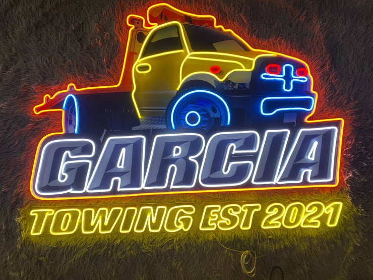 Garcia Towing | LED Neon Sign
