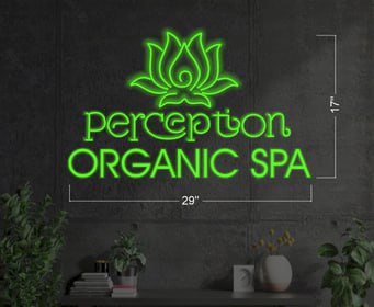 Perception Organic Spa | LED Neon Sign