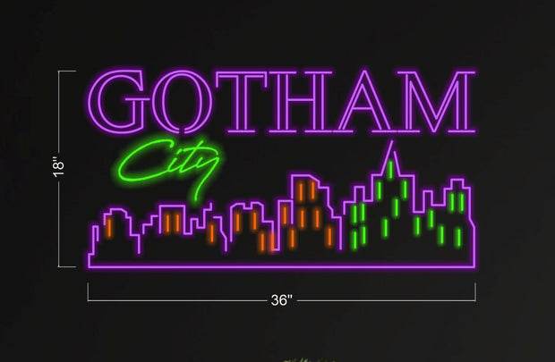 Gotham City | LED Neon Sign