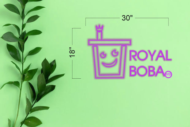 Royal Boba | LED Neon Sign