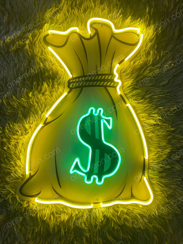 Money Bag | LED Neon Sign