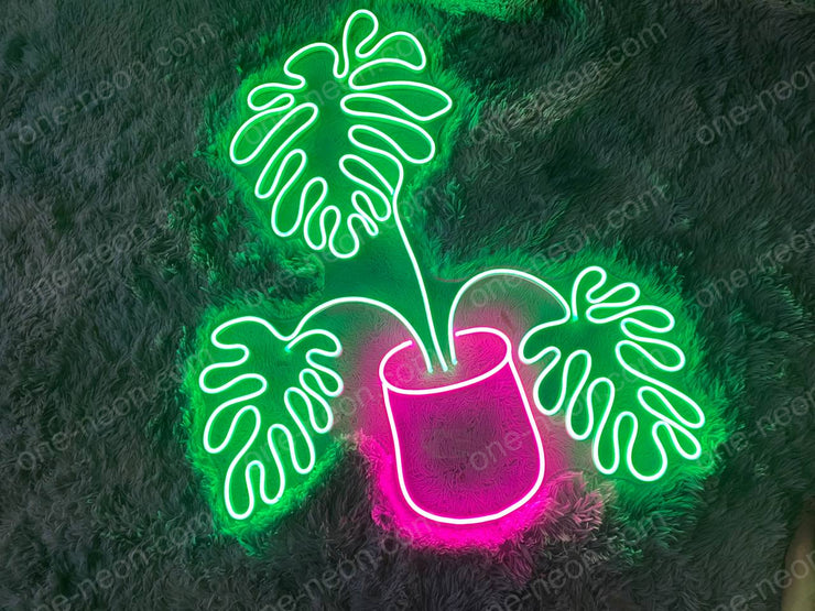 MONSTERA PLANT | LED Neon Sign