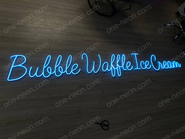 Bubble Waffle Ice Cream | LED Neon Sign