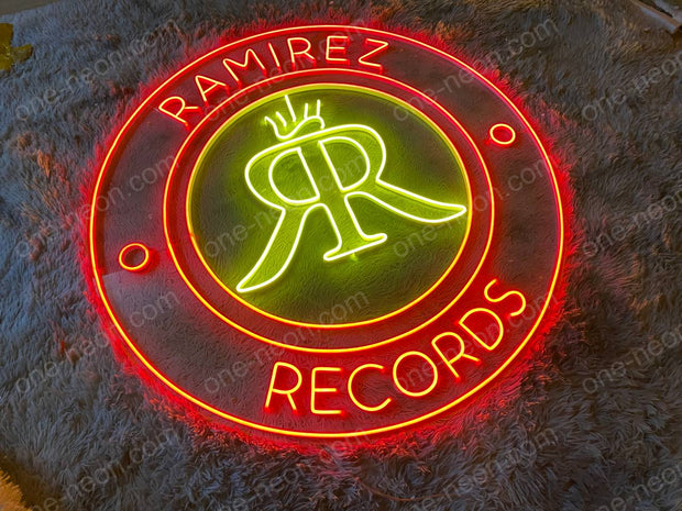 Ramirez Record | LED Neon Sign