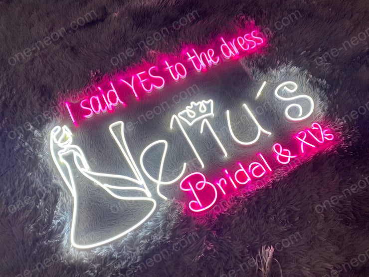 Neliu’s Bridal & XVs | LED Neon Sign