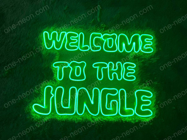 Welcome To The Jungle | LED Neon Sign