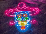 Calavera Mexico | LED Neon Sign