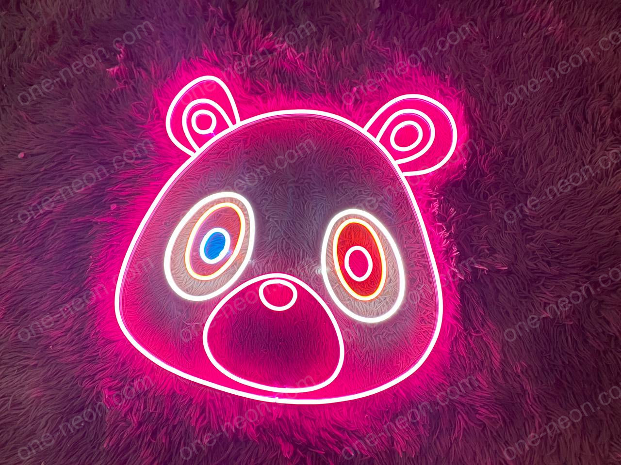 Kanye West Bear | LED Neon Sign | ONE Neon