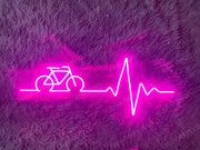 Bicycle Heartbeat | LED Neon Sign