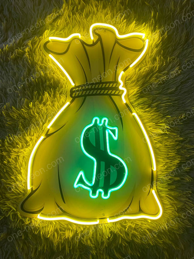 Money Bag | LED Neon Sign