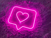 Heart Message | LED Neon Sign