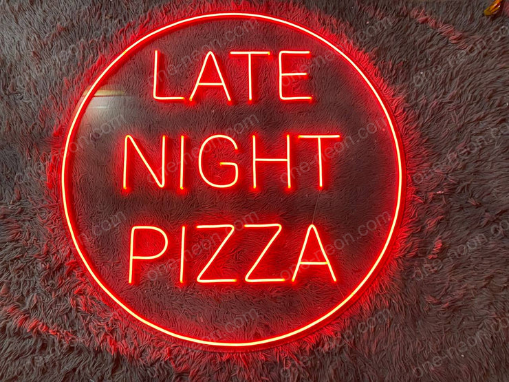 Late Night Pizza | LED Neon Sign