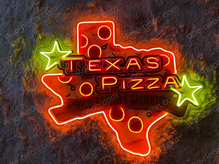 Texas Pizza | LED Neon Sign