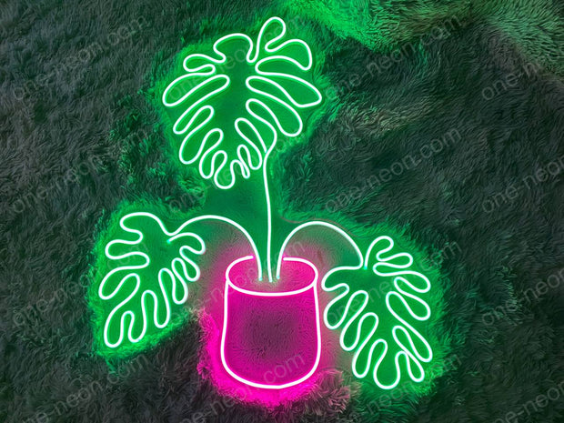 MONSTERA PLANT | LED Neon Sign