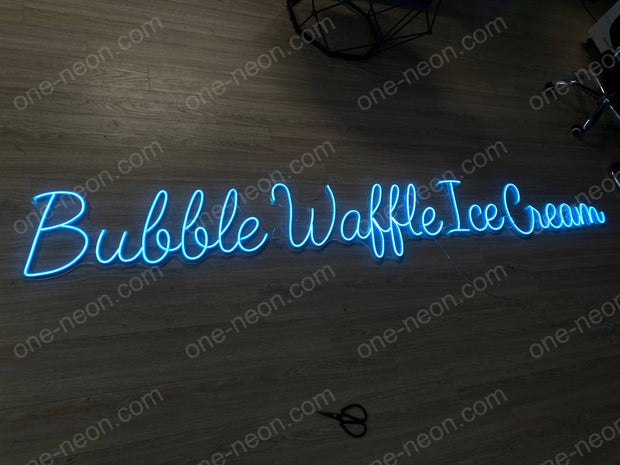 Bubble Waffle Ice Cream | LED Neon Sign