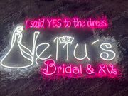 Neliu’s Bridal & XVs | LED Neon Sign