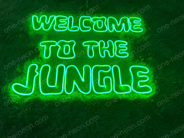 Welcome To The Jungle | LED Neon Sign