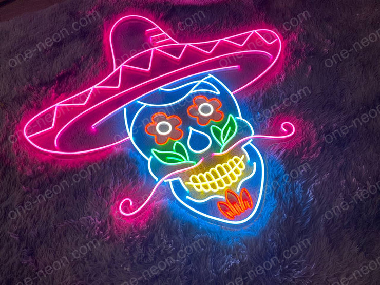 Calavera Mexico | LED Neon Sign