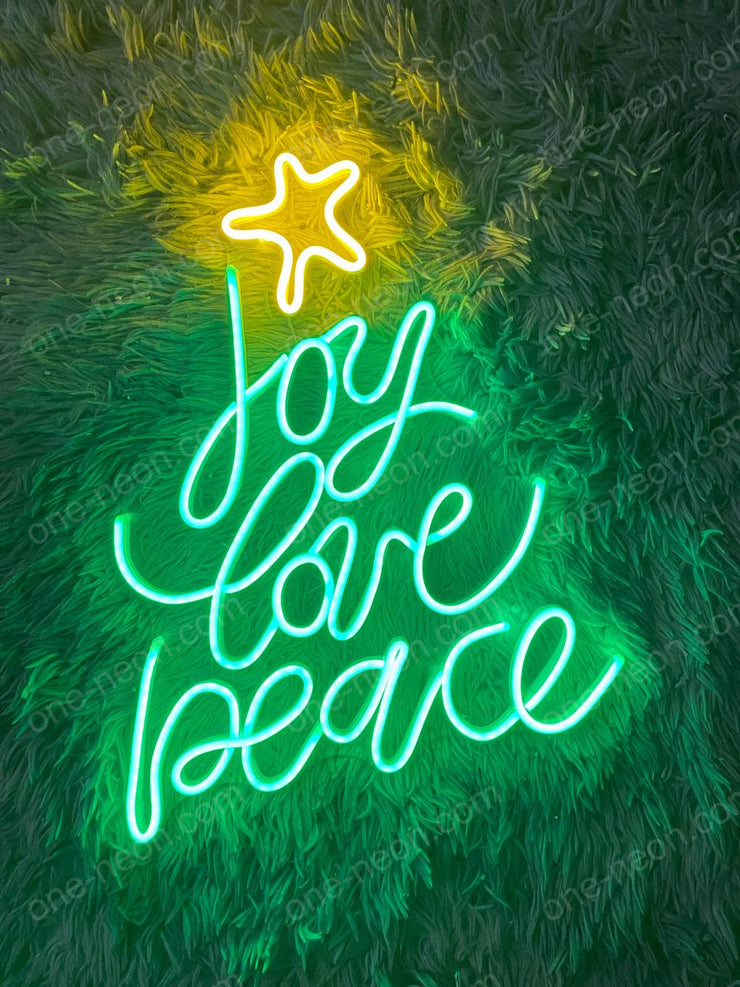 Joy Love Peace | LED Neon Sign