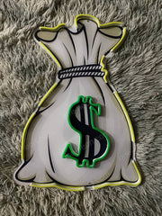 Money Bag | LED Neon Sign