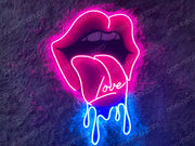 Love Lips | Neon Acrylic Artwork