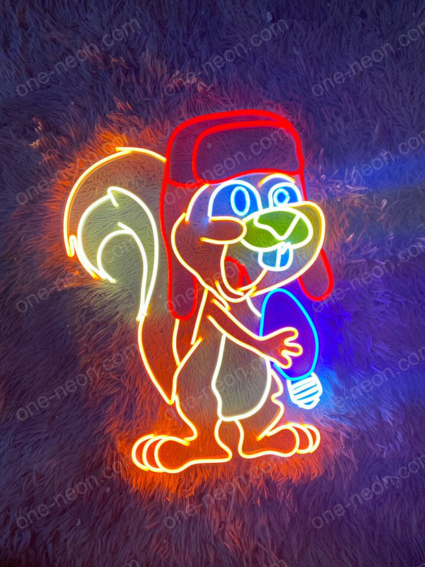 Squirrel | LED Neon Sign