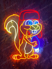 Squirrel | LED Neon Sign