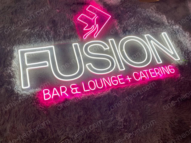 FUSION BAR LOUGNE + CATERING | LED Neon Sign