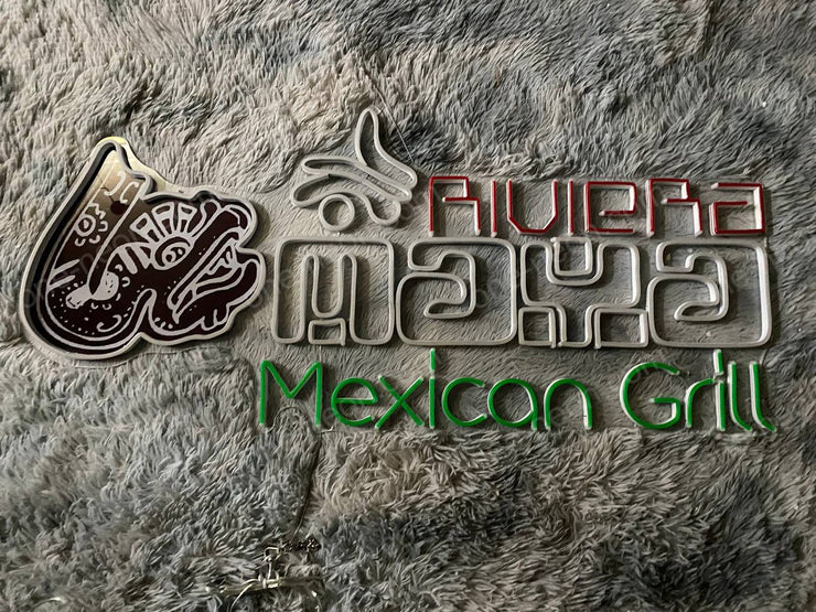 Rivera Maya Mexican Grill | LED Neon Sign