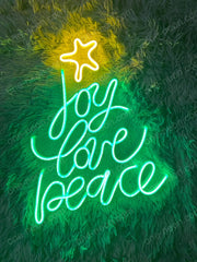 Joy Love Peace | LED Neon Sign