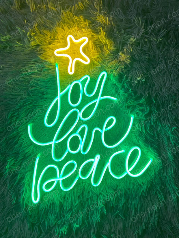 Joy Love Peace | LED Neon Sign