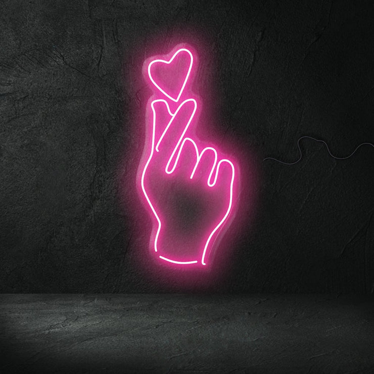 Heart In Hand | LED Neon Sign