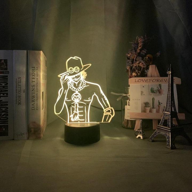 Portgas D. Ace Anime - LED Lamp (One Piece)