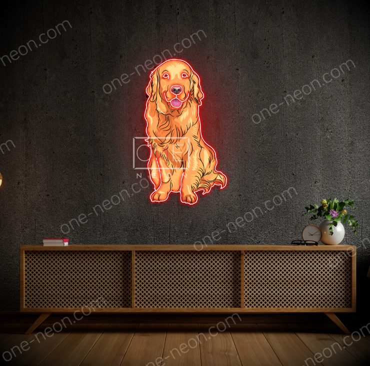 Golden Retriever  | LED Neon Sign