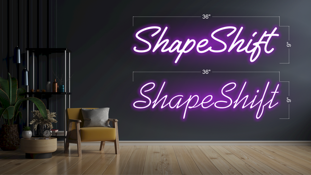 ShapeShift | LED Neon Sign