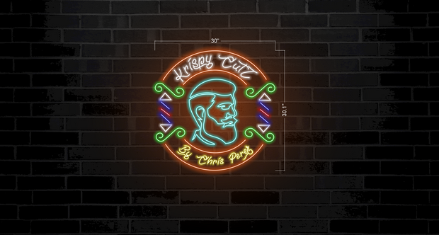 Krispy Cutz By Chris Perez | LED Neon Sign