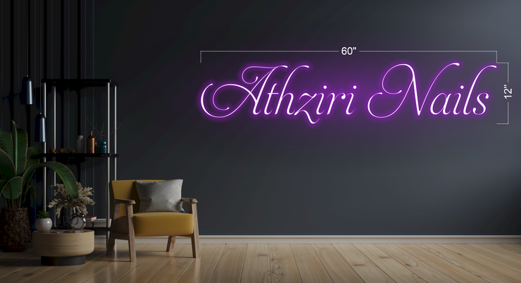 Athziri Nails | LED Neon Sign