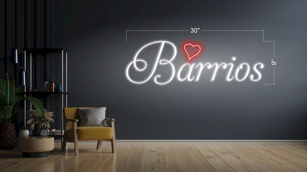 Barrios | LED Neon Sign