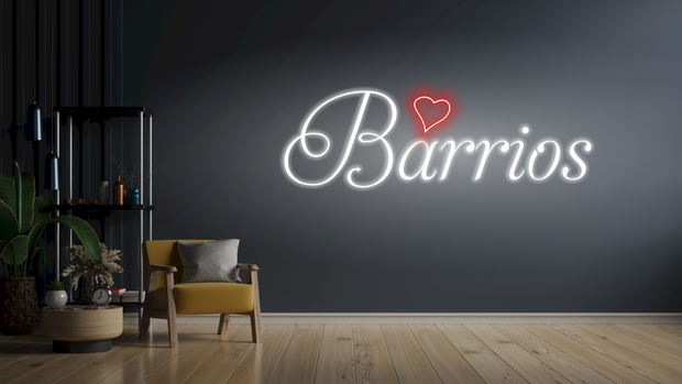 Barrios | LED Neon Sign