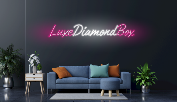 LuxeDiamondBox | LED Neon Sign