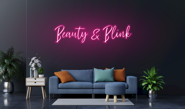 Beauty & Blink | LED Neon Sign