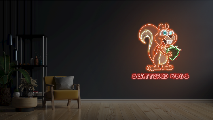 Scattered Nugs | LED Neon Sign