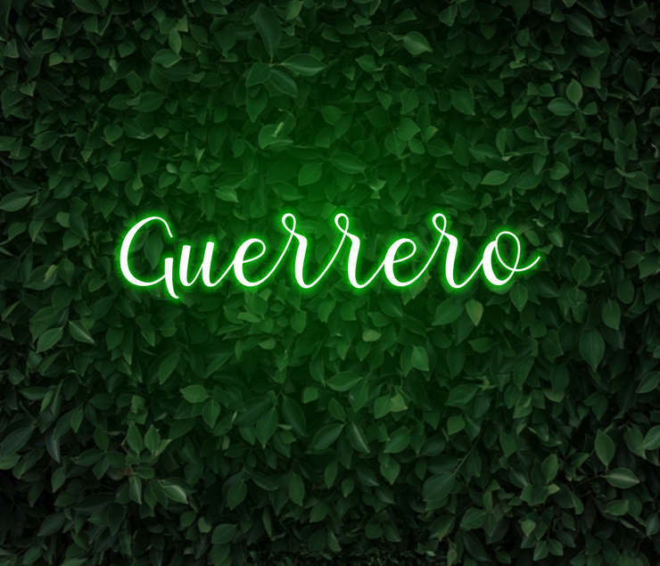 Guerrero | LED Neon Sign
