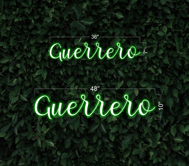 Guerrero | LED Neon Sign