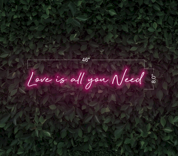 Love is all you need | LED Neon Sign