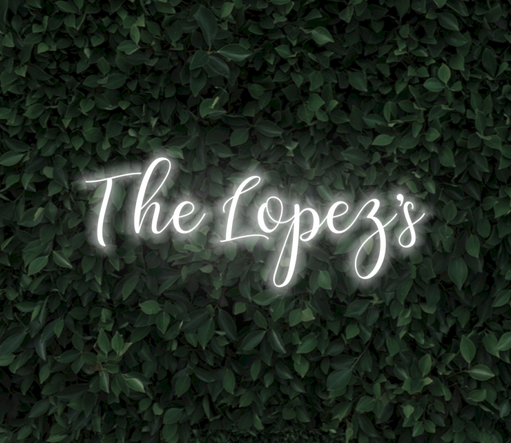 The Lopez’s | LED Neon Sign