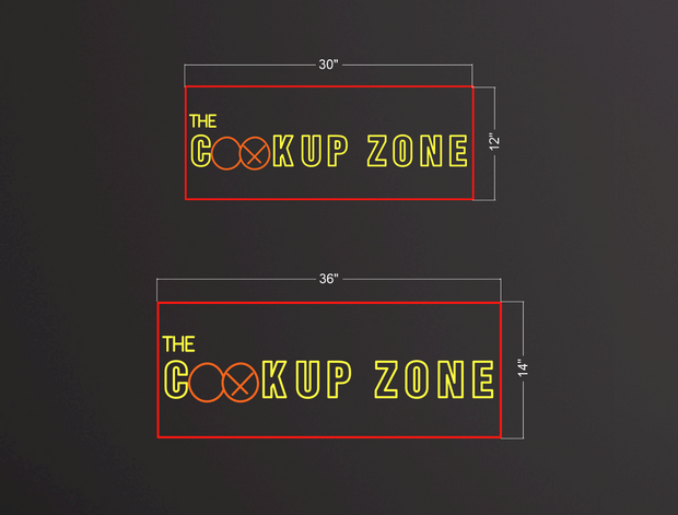 The Cookup Zone | LED Neon Sign