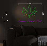 Farmer Brown’s Bud | LED Neon Sign