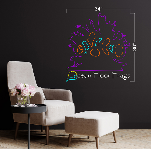 Oceans Floor Frags & Ms Reef Fest | LED Neon Sign